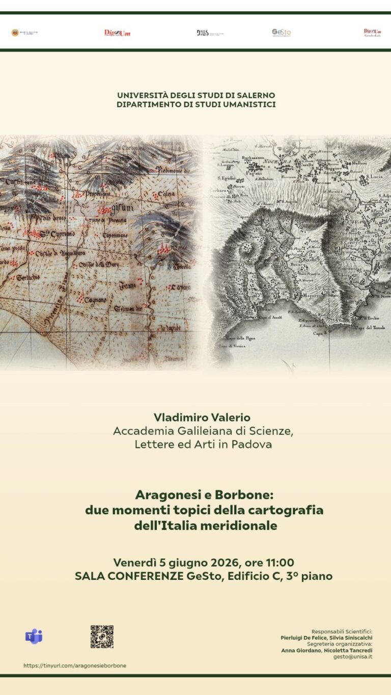 Aragonesi e Borbone: due momenti topici della cartografia dell’Italia meridionale